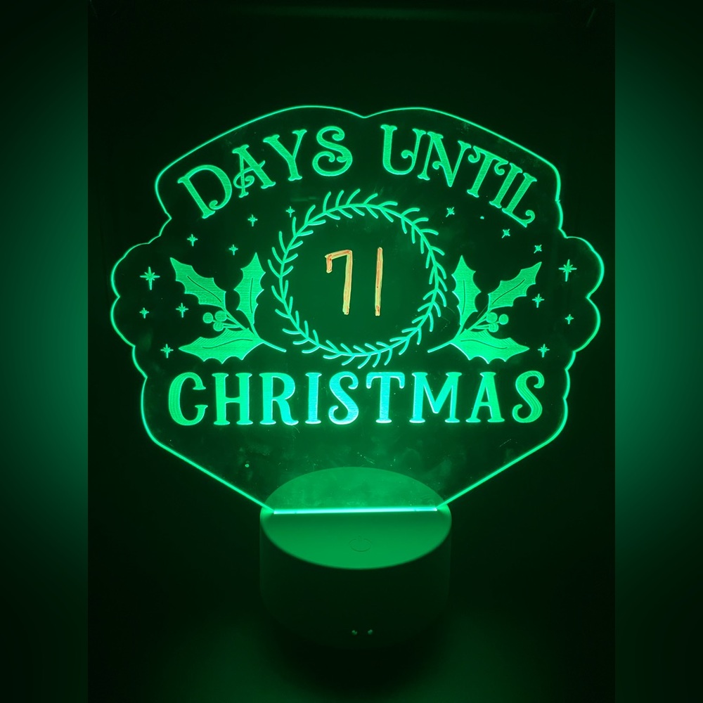 LED sign Writable countdown to Christmas 🎄